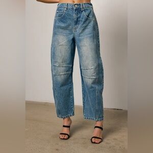 Bohme Lisette Barrel Jean Medium Wash 👖